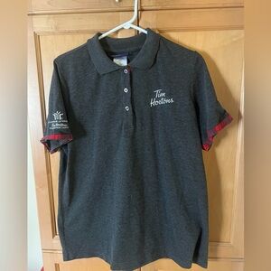 Tim Hortons Ladies Large Polo shirt Uniform